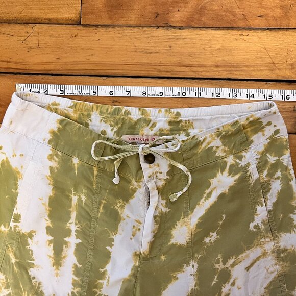 Wearables Boho Festival Tie-dyed Tiered Wide Leg Pants, Size Medium - Picture 9 of 11